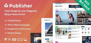 دانلود قالب وردپرس پابلیشر | Publisher