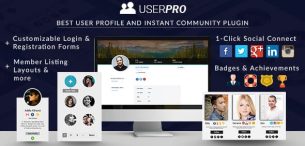 افزونه یوزر پرو | پروفایل حرفه ای وردپرس userpro