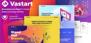 قالب vastart | دانلود قالب وردپرس شرکتی واستارت