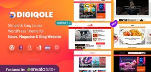 قالب Digiqole | قالب مجله ای و خبری دیجی کول