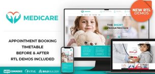 قالب medicare | دانلود پوسته پزشکی وردپرس مدیکر فارسی