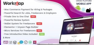 قالب Workreap | پوسته فریلنسری وردپرس مشابه پونیشا