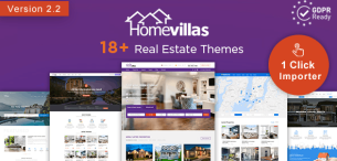 قالب هوم ویلا | دانلود قالب وردپرس املاک Home villas