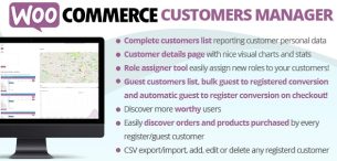 افزونه مدیریت مشتریان ووکامرس | WooCommerce Customers Manager