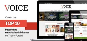 قالب Voice | دانلود پوسته مجله خبری ویس