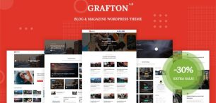 قالب Grafton | دانلود قالب وردپرس مجله ای و وبلاگ گرافتون