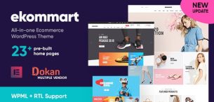 قالب Ekommart | دانلود قالب فروشگاهی وردپرس ایکومارت