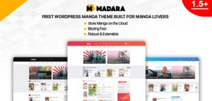 قالب Madara | دانلود قالب وردپرس مادارا