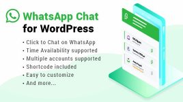 افزونه چت واتساپ در وردپرس | WhatsApp Chat WordPress